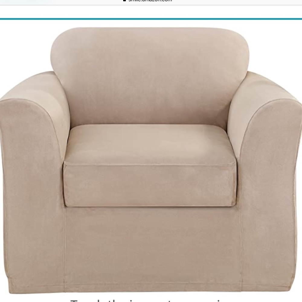 Sure Fit Chair & Ottoman slipcover